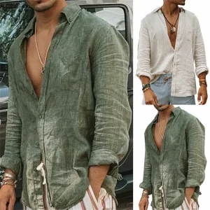 Men'S Casual Long Sleeve Shirt