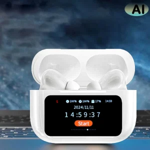 Touchscreen AI Bluetooth Translation Earphones