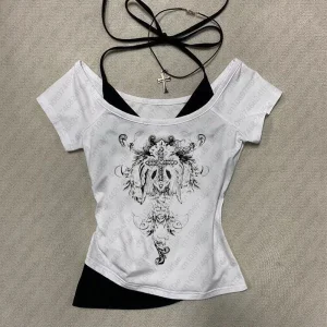 Ladies Basic Tee Top Short Sleeve