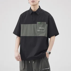 Mens Solid Color Short Sleeve, Quick Drying Shirts